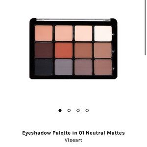 Viseart Eyeshadow Palette neutral mattes